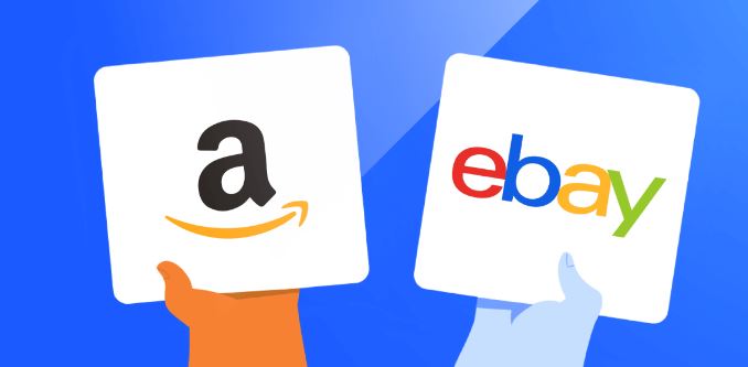 What is difference between Amazon and eBay?